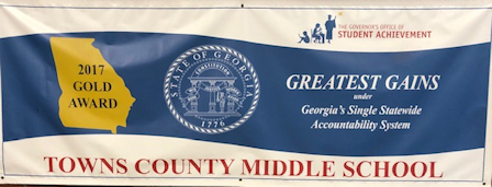 Towns County Middle School Greatest Gains